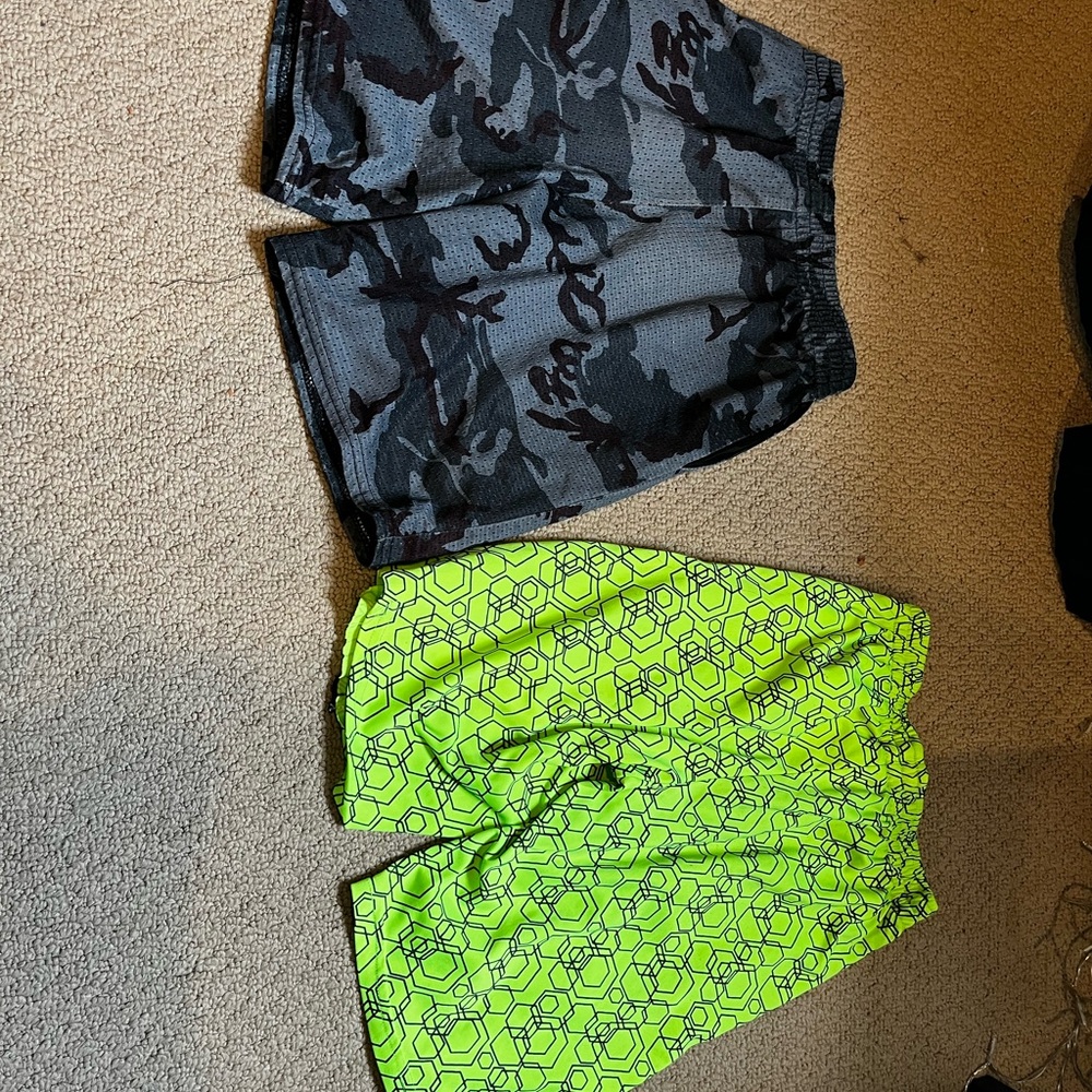 Athletic Works Black and Gray Shorts